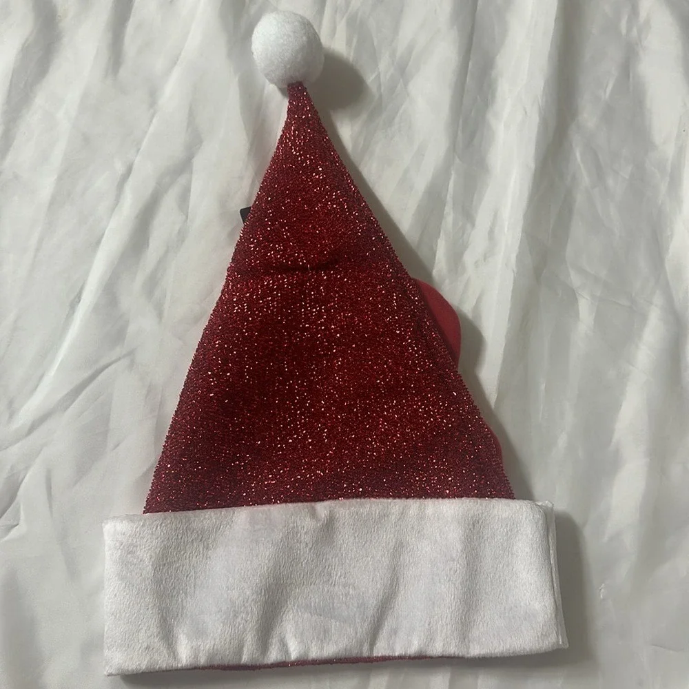 Disney Nightmare Before Christmas Santa Hat Jack Sally Season's Creepings 30th